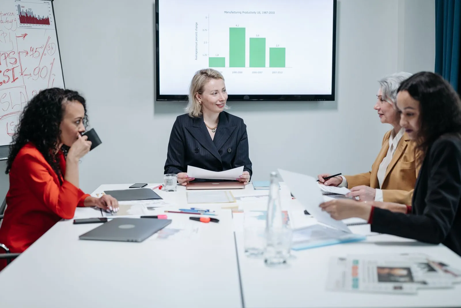 Equipo comercial trabajando coordinado con un CRM a medida